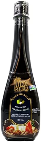 King Island All Purpose Seasoning Sauce 450mL Coconut Aminos Soy-free Soy Sauce