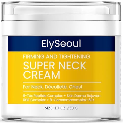 Korean Neck Cream for Firming & Tightening: Neck & Chest Crepey Sagging Skin & Wrinkles - Women & Men Turkey Neck Perfecting [Made in Korea]