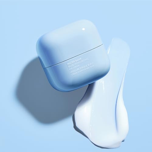 LANEIGE Water Bank Blue Hyaluronic Eye Cream: Hydrating Eye Treatment With Niacinamide & Caffeine To Brighten Nourish & Reduce Puffiness