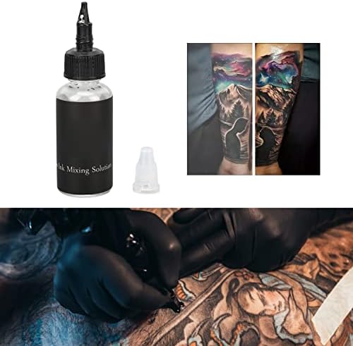 LANTRO JS 30ml Tattoo Color Mixing Solution Tattoo Ink Mixer Professional Tattoo Color Mixing Pigment Diluent For Blending Tattoo Inks