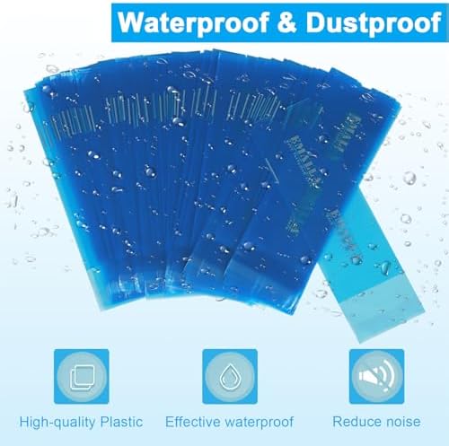 Large Tattoo Machine Covers - Emalla 200Pcs Tattoo Pen Covers Disposable Pink Pen Bags 2.5 X 7.1in Machine Sleeves For Tattoo Supplies