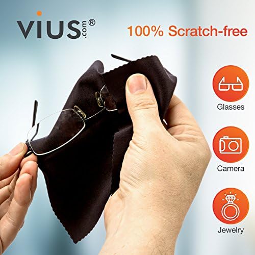 Lens Cleaner - Vius Premium Lens Cleaner Spray For Eyeglasses Cameras And Other Lenses - Gently Cleans Fingerprints Dust Oil (8oz 2-Pack)