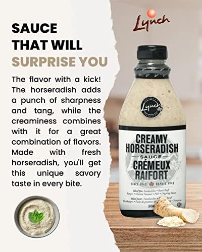 Lynch Foods Limited Lynch Creamy Horseradish Sauce - 375 ML