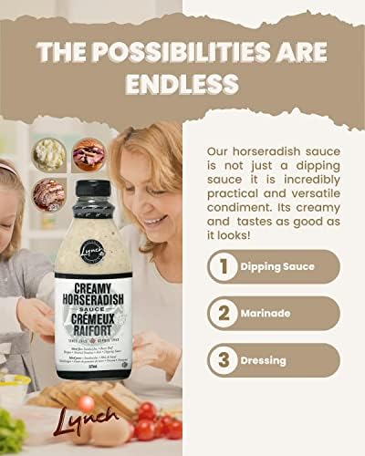 Lynch Foods Limited Lynch Creamy Horseradish Sauce - 375 ML