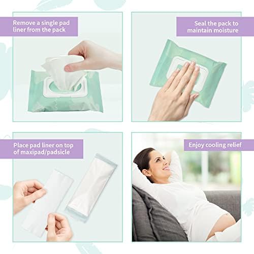 Mama & Wish Witch Hazel Pad Liners For Postpartum Care (2-Pack)