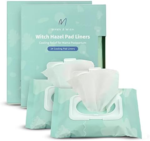 Mama & Wish Witch Hazel Pad Liners for Postpartum Care (2-Pack) Mama & Wish Witch Hazel Pad Liners for Postpartum Care (2-Pack)