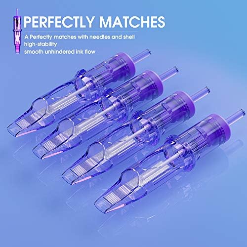 Mast Pro Tattoo Cartridges 1003RL 20Pcs Disposable Needles Bugpin #10 3 Round Liner Size