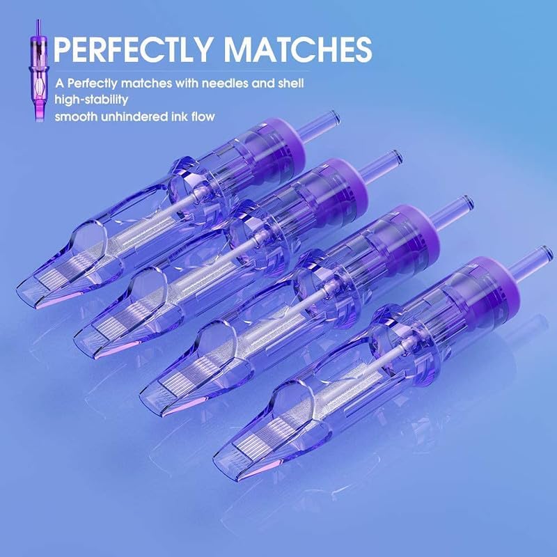 Mast Pro Tattoo Needles 0803RL 20Pcs Of One Box Standard Round Liner Size Disposable Tattoo Cartridge
