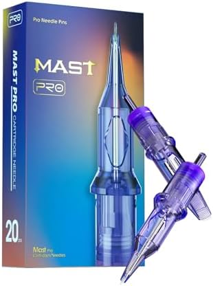 Mast Pro Tattoo Needles 0803RL 20Pcs of One Box Standard Round Liner Size Disposable Tattoo Cartridge