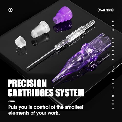 Mast Pro2 Tattoo Needles Cartridges Pro Needles Pins For Super Aritsts 20 Count Disposable Round Magnum 1009RM