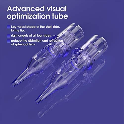 Mast Tattoo Pro Cartridges Needles With Membrane Mixed Sizes Box Of 50 Pcs (12RL)