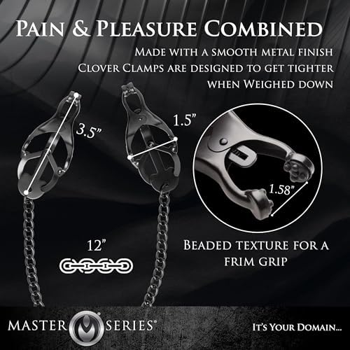 Master Series Monarch Noir Nipple Vice