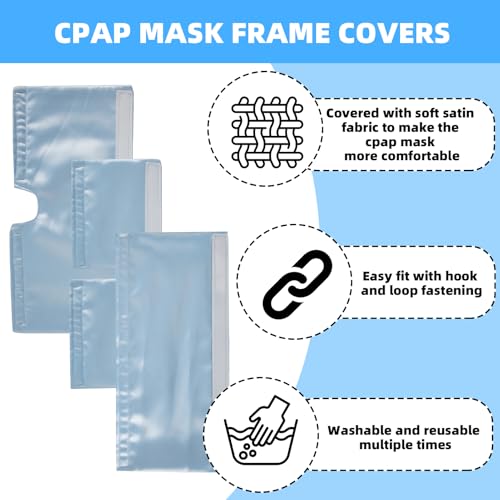 Mebiosi Satin Mask Strap Covers Silk Mask Frame Covers Set To Protect Hair And Face Fit For F30i/N30i