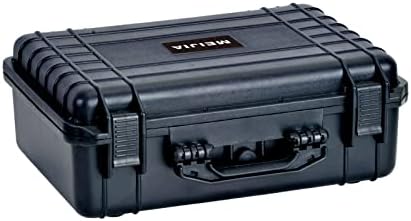MEIJIA All Weather Portable Waterproof Hard Case Camera Case with Customizable Fit Foam Perfectly Protection of Camera Drones Pistols Lens Equipments 18.5 x14.06x6.93inches