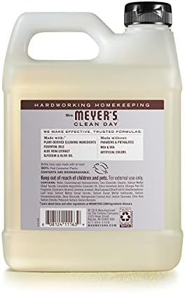 Mrs. Meyer's Clean Day Liquid Hand Soap Refill Cruelty Free And Biodegradable Hand Wash Made With Essential Oils Lavender Scent 975 Ml
