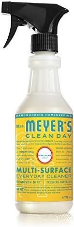 Mrs. Meyer's Clean Day Multi-Surface Cleaner Spray All-Purpose Cleaner Solution for Countertops Floors Walls and More Honeysuckle Scent 473 ml Spray Bottle