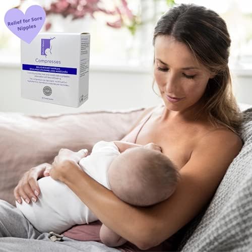 Multi-Mam Compresses - Nipple Cream For Breastfeeding Soothes And Moisturizes Dry Nipples Natural Gel Safe For Nursing Mom And Baby - 12 Pack