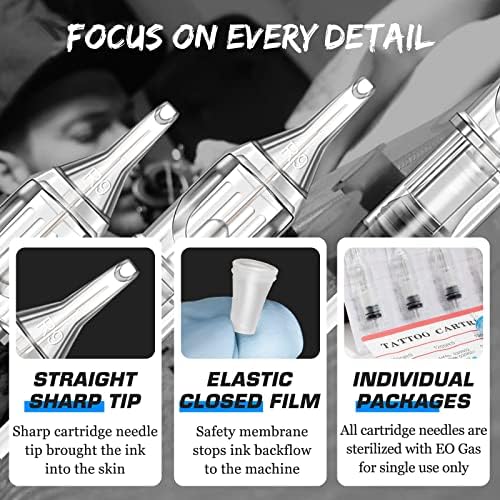 Narkysus 40Pcs Mixed Size 1003RL 1005RL 1007RL 1009RL For Beginners Or Artist