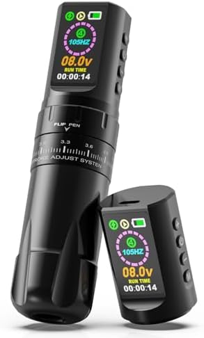 Narkysus Professional Machine with Digital LED Display 1800mAh Power Pro Machine 4.2MM Strokes Length for Beginners or Artists
