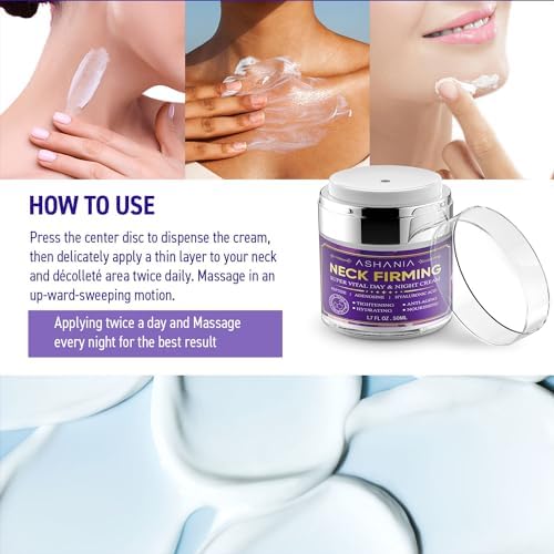 Neck Firming Cream : Korean Skin Care Anti-Aging Skin Tightening Cream Moisturizer Face And Neck Lift Tightening With Hyaluronic Acid & Peptide & Adenosine & Advanced Formula 1.7 Fl Oz