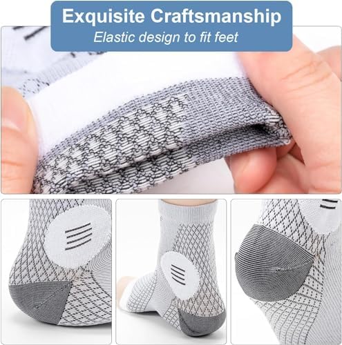 Neuropathy Socks For Women Men 2 Pair Plantar Fasciitis Sock Neuropathy Foot Pain Relief Compression Socks Ankle Compression Socks Sleeve For Plantar Fasciitis Relief