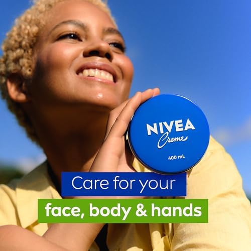 NIVEA Creme All-Purpose Moisturizing Cream Face Hand Body Cream Deep Nourishment Daily Moisturizer For All Skin Types Normal To Dry And Sensitive 400mL