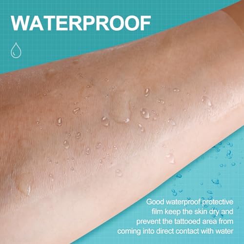 OG Tattoo Protective Film 6" X 11 Yard - Waterproof Tattooing Aftercare Bandage Roll For Second Skin Tattoo Wrap - Breathable Sterile Ultra Flexible Latex-Free - Faster Tattoos Healing