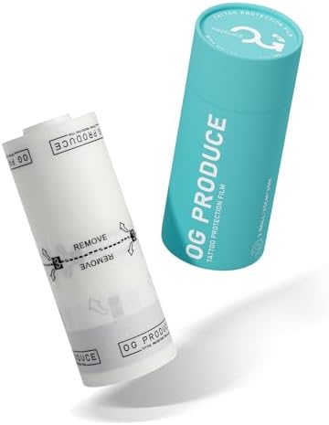 OG Tattoo Protective Film 6" X 11 Yard - Waterproof Tattooing Aftercare Bandage Roll for Second Skin Tattoo Wrap - Breathable Sterile Ultra Flexible Latex-Free - Faster Tattoos Healing