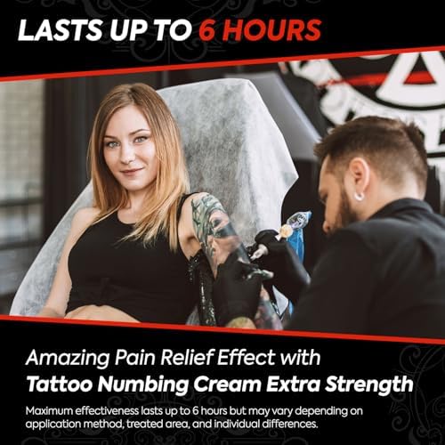 Painless Tattoo Numbing Cream For Tattoos Extra Strength Tattoo Numbing Cream Maximum Strength For Waxing & Piercing