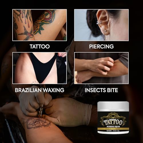 Painless Tattoo Numbing Cream For Tattoos Extra Strength Tattoo Numbing Cream Maximum Strength For Waxing & Piercing