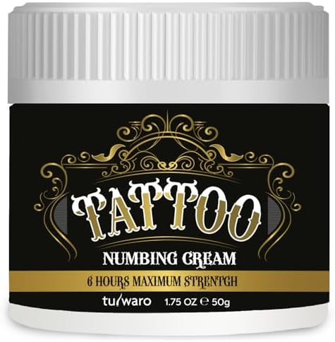 Painless Tattoo Numbing Cream for Tattoos Extra Strength Tattoo Numbing Cream Maximum Strength for Waxing & Piercing