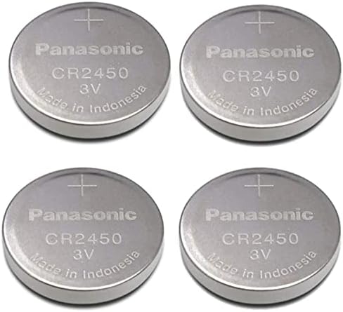 Panasonic Cr2450 Cr 2450 Lithium 3v Battery [ Pack of 4 ]