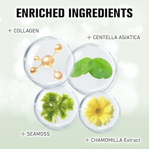 Pchie Beauty Gold Under Eye Patches – Seamoss & Hydrolyzed Collagen – Inspired Korean Skincare For Dark Circles – Soothing Self Care Undereye Mask – Dark Circles Under Eye Treatment 20 Pairs