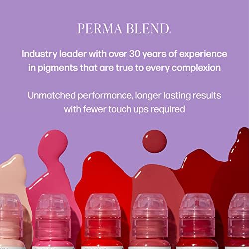 Perma Blend - Eyebrow Medium Tattoo Kit - Makeup Kit For Microblading & Permanent Eyeliner Tattoo Ink - Forest Brown Brunette Mallard & Blazing Copper Modifier (0.5 Oz 4 Ct)
