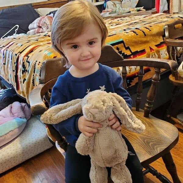 Personalized Embroidered Plush Bunny Custom Plush Toy Child'S First Easter Gift With Child'S Name Bashful Bunny Stuffed Animal (Style 1)