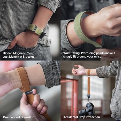 PGYTECH Camera Wrist Strap For Photographers Adjustable Quick Release Camera Hand Strap For Sony Nikon Canon Gopro