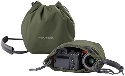 PGYTECH OneGo Drawstring Small Camera Bag Soft Cute Camera Pouch Handbag compatible with Mirrorless Cameras/Nikon/Canon/Sony/Fuji Camera Case