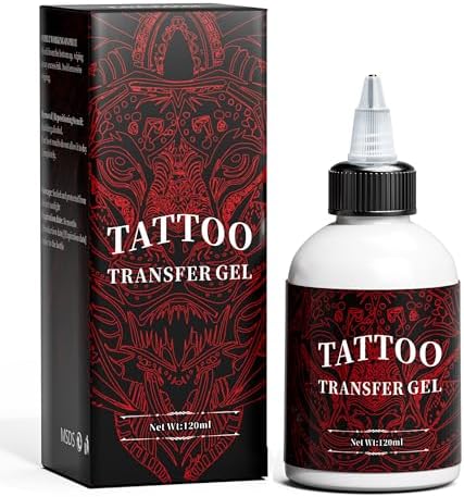 Phomemo Tattoo Transfer Gel Stencil Stuff for Tattoo Artists & Beginners Tattoo Supplies for Tattooing 4 Ounce