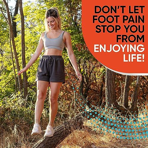 PhysFlex Compression Socks For Plantar Fasciitis Achilles Tendonitis Relief - Ankle Compression Sleeve For Heel Spurs Foot Swelling Fatigue & Sprain - Arch Support Brace For Work Gym Sports