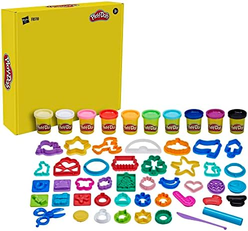 Play-Doh Set Of Holiday Tools 43 Accessories & 10 Modeling Compound Colors Kids Toys Holiday Arts And Crafts For Kids 3 Years & Up (Amazon Exclusive)