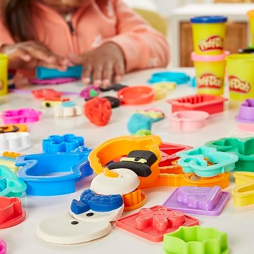 Play-Doh Set Of Holiday Tools 43 Accessories & 10 Modeling Compound Colors Kids Toys Holiday Arts And Crafts For Kids 3 Years & Up (Amazon Exclusive)