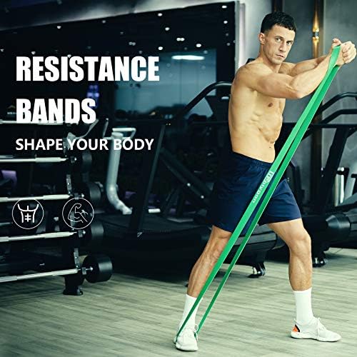 Polygon Pull Up Assist Resistance Exercise Bands Heavy Duty Assistance Loop Mobility Band For Body Stretching Muscle Toning Powerlifting Resistance Training Physical Therapy Home Workouts