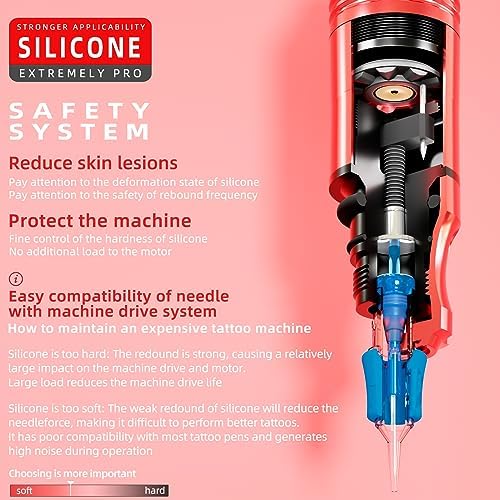 Poseidon 50Pcs Tattoo Cartridge Needles Assorted Mixed Size Round Liner Shader Magnum Curved/Round Mag # 12 Standard 3RL 5RL 7RL 9RL 5RS 7RS 9RS 7RM 9RM 9M1 Disposable Membrane For Tattoo Pen