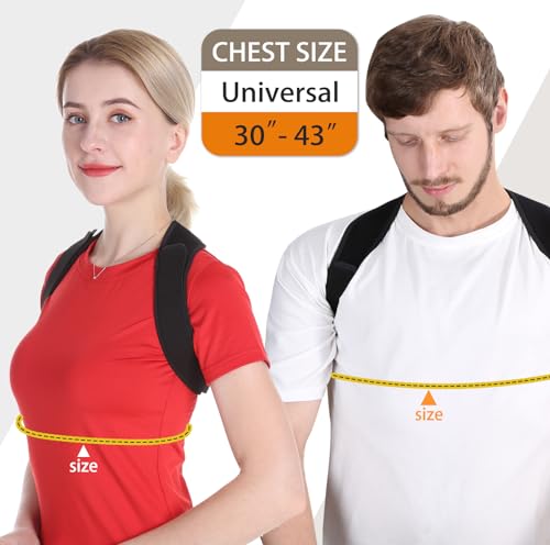 Posture Corrector For Men And Women Comfortable Upper And Back Brace Adjustable Back Support For Back Shoulder And Neck