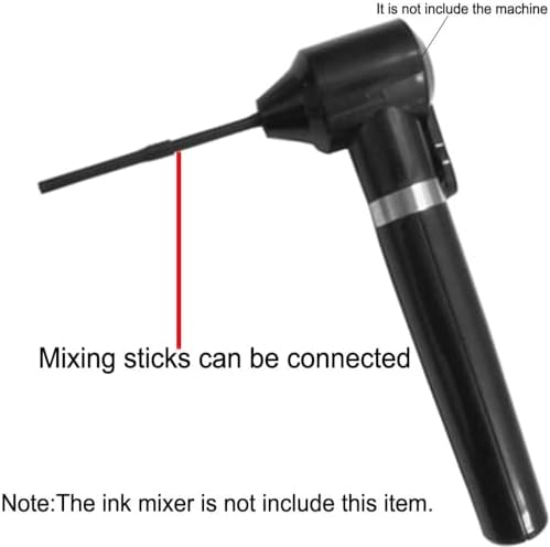 QOOWFEANIG 100Pcs Ink Mixing Sticks For Tattoo Pigment - Disposable Stirring Rods Electric Blender Accessories For Eyebrow Makeup And Microblading Tool
