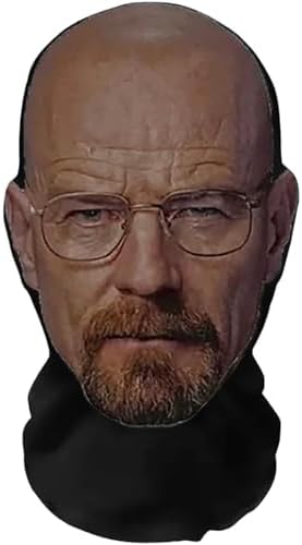 Realistic face masks for adults human face realistic 3D mesh celebrity masks like walter white mask