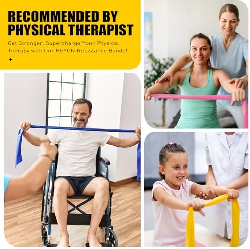 Resistance Bands Exercise Bands Physical Therapy Bands For Strength Training Yoga Pilates Stretching Stretch Elastic Band With Different Strengths Workout Bands For Home Gym