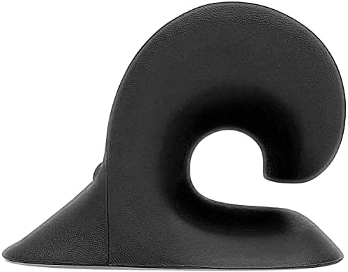 RESTCLOUD Neck And Shoulder Relaxer Cervical Traction Device For TMJ Pain Relief And Cervical Spine Alignment Chiropractic Pillow Neck Stretcher (Black)