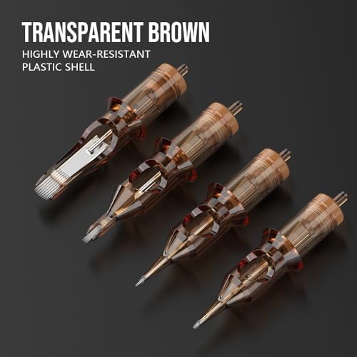 RHEIN Tattoo Cartridge Needles 20pcs 3RL #10 Bugpin 3 Round Liner Needle Diameter 0.3mm 7mm X-Taper For Tattoo Artists & Beginners EN02-20-1003RL