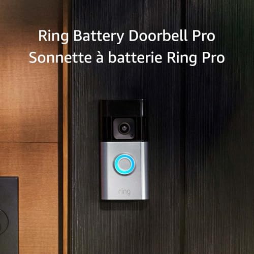 Ring Battery Doorbell Pro (newest model) Two-Way Talk with Audio+ 3D Motion Detection and 1536p HD+ Head-to-Toe Video